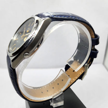 Vintage 1978 Original Seiko 5 Automatic 7S26-0530 Blue Face 21 Jewels Day-Date Japanese Men's Wrist Watch OG323