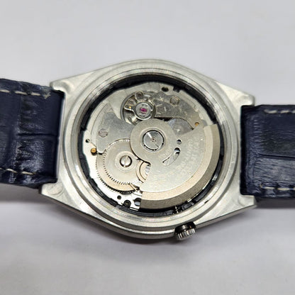 Vintage 1978 Original Seiko 5 Automatic 7S26-0530 Blue Face 21 Jewels Day-Date Japanese Men's Wrist Watch OG323