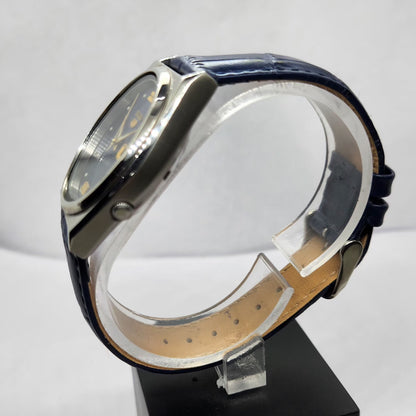 Vintage 1999 Original Seiko 5 Automatic 7S26-8760 Blue Face 21 Jewels Day-Date Japanese Men's Wrist Watch OG324