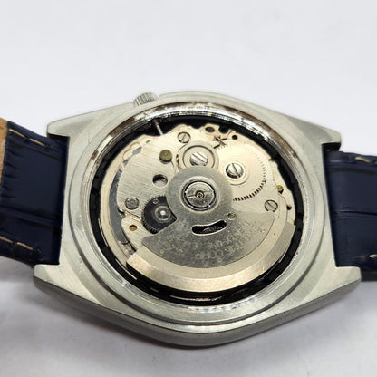 Vintage 1999 Original Seiko 5 Automatic 7S26-8760 Blue Face 21 Jewels Day-Date Japanese Men's Wrist Watch OG324