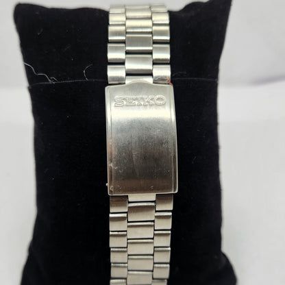 Vintage 1982 Original Seiko 5 Automatic 7009-3041 Black Face 17 Jewels Day-Date Japanese Men's Wrist Watch OG326