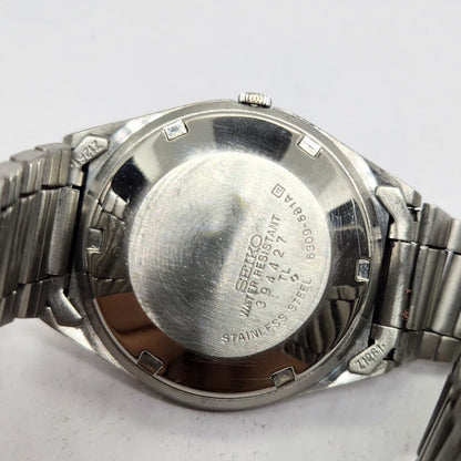 Vintage 1983 Original Seiko 5 Automatic 6309-581A Black Face 17 Jewels Day-Date Japanese Men's Wrist Watch OG328