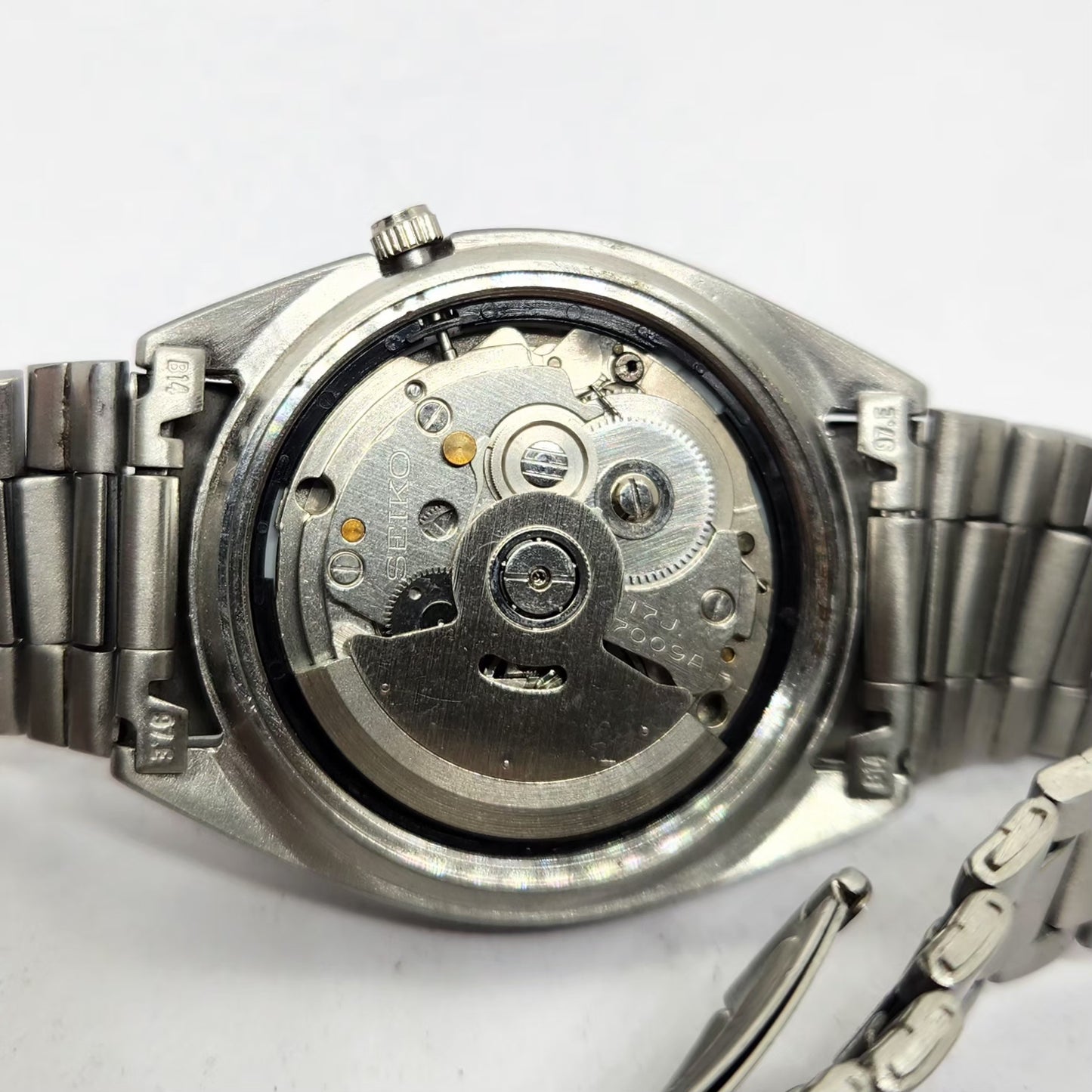 Vintage 1983 Original Seiko 5 Automatic 7009-3041 Blue Face 17 Jewels Day-Date Japanese Men's Wrist Watch OG330