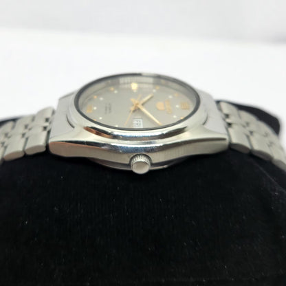 Vintage 1977 Original Seiko 5 Automatic 6309-6240 Silver Face 17 Jewels Day-Date Japanese Men's Wrist Watch OG331