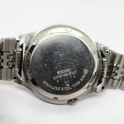 Vintage 1976 Original Seiko 5 Automatic 7009-3050 Black Face 17 Jewels Day-Date Japanese Men's Wrist Watch OG333
