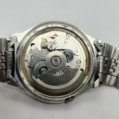 Vintage 1976 Original Seiko 5 Automatic 7009-3050 Black Face 17 Jewels Day-Date Japanese Men's Wrist Watch OG333