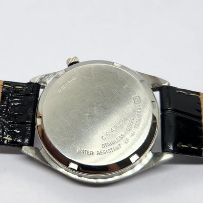 Vintage 1980 Original Seiko 5 Automatic 7009-209A Black Face 17 Jewels Day-Date Japanese Men's Wrist Watch OG344