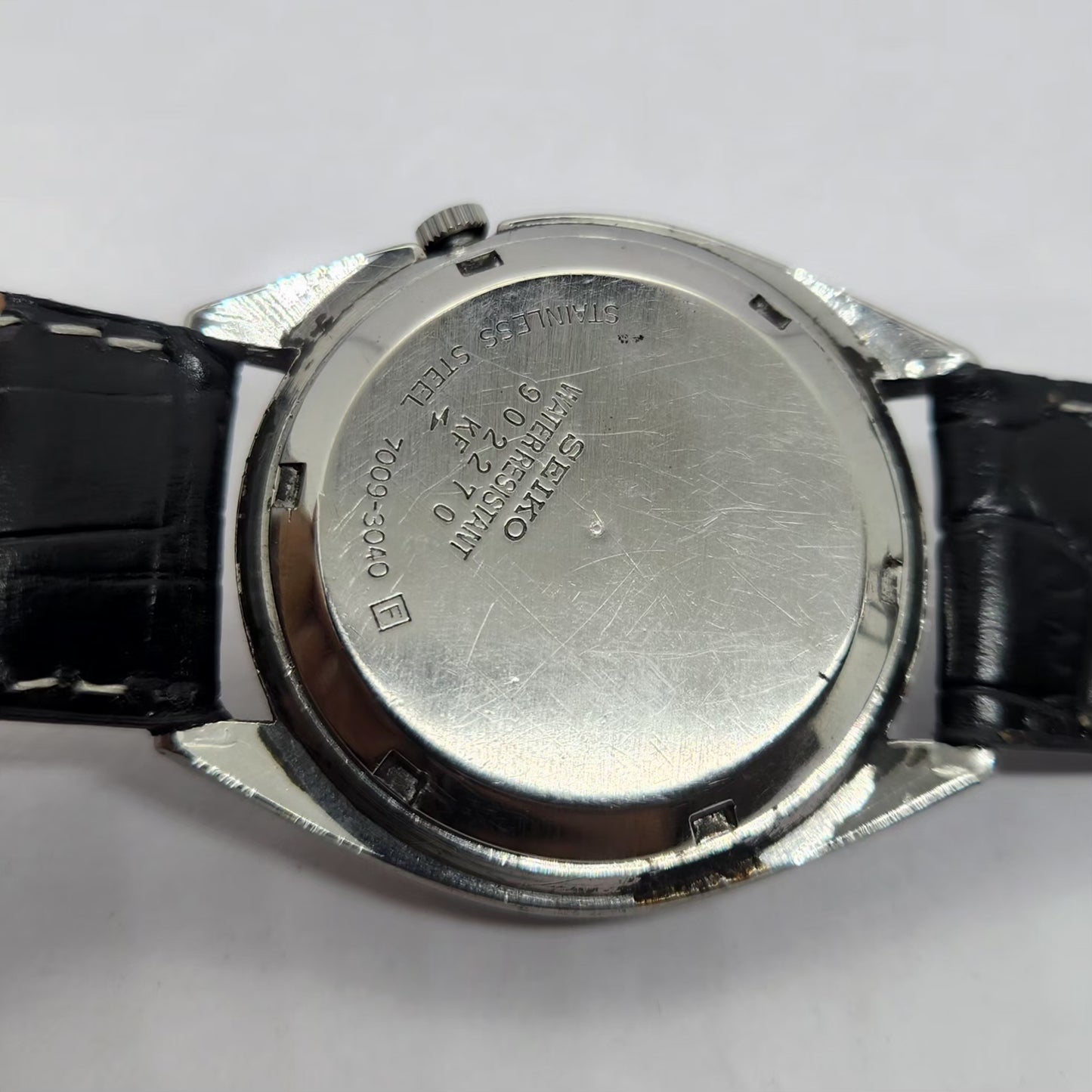 Vintage 1979 Original Seiko 5 Automatic 7009-3040 Gold Face 17 Jewels Day-Date Japanese Men's Wrist Watch OG346