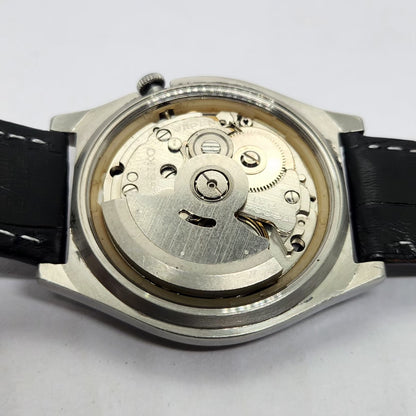 Vintage 1976 Original Seiko 5 Automatic 7009-3070 Black & Gold Face 17 Jewels Day-Date Japanese Men's Wrist Watch OG349