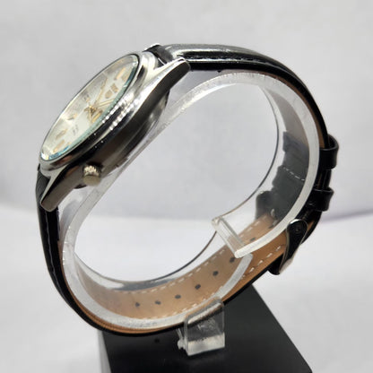 Vintage 1980 Original Seiko 5 Automatic 7009-3101 White Face 17 Jewels Day-Date Japanese Men's Wrist Watch OG350
