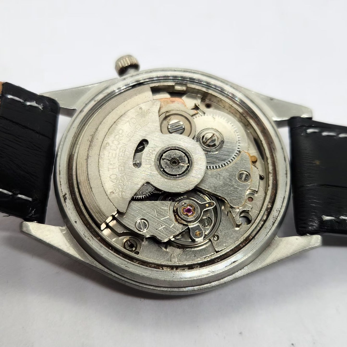 Vintage 1983 Original Seiko 5 Automatic 7009-8920 Grey Face 17 Jewels Day-Date Japanese Men's Wrist Watch OG351