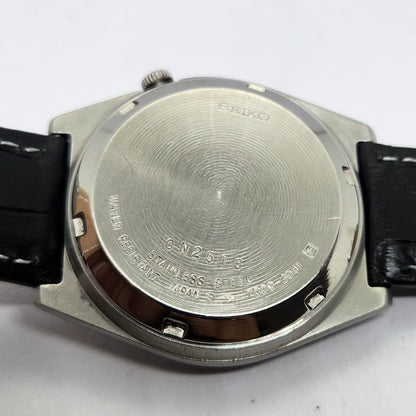 Vintage 1980 Original Seiko 5 Automatic 7009-3041 Beach Face 17 Jewels Day-Date Japanese Men's Wrist Watch OG355