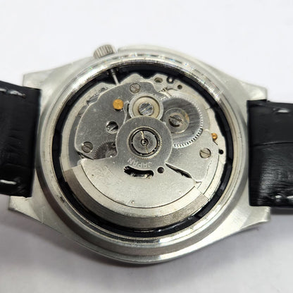 Vintage 1997 Original Seiko 5 Automatic 7S26-3170 Silver Face 21 Jewels Day-Date Japanese Men's Wrist Watch OG357