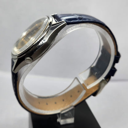 Vintage 1981 Original Seiko 5 Automatic 7009-8670 Blue Face 17 Jewels Day-Date Japanese Men's Wrist Watch OG358