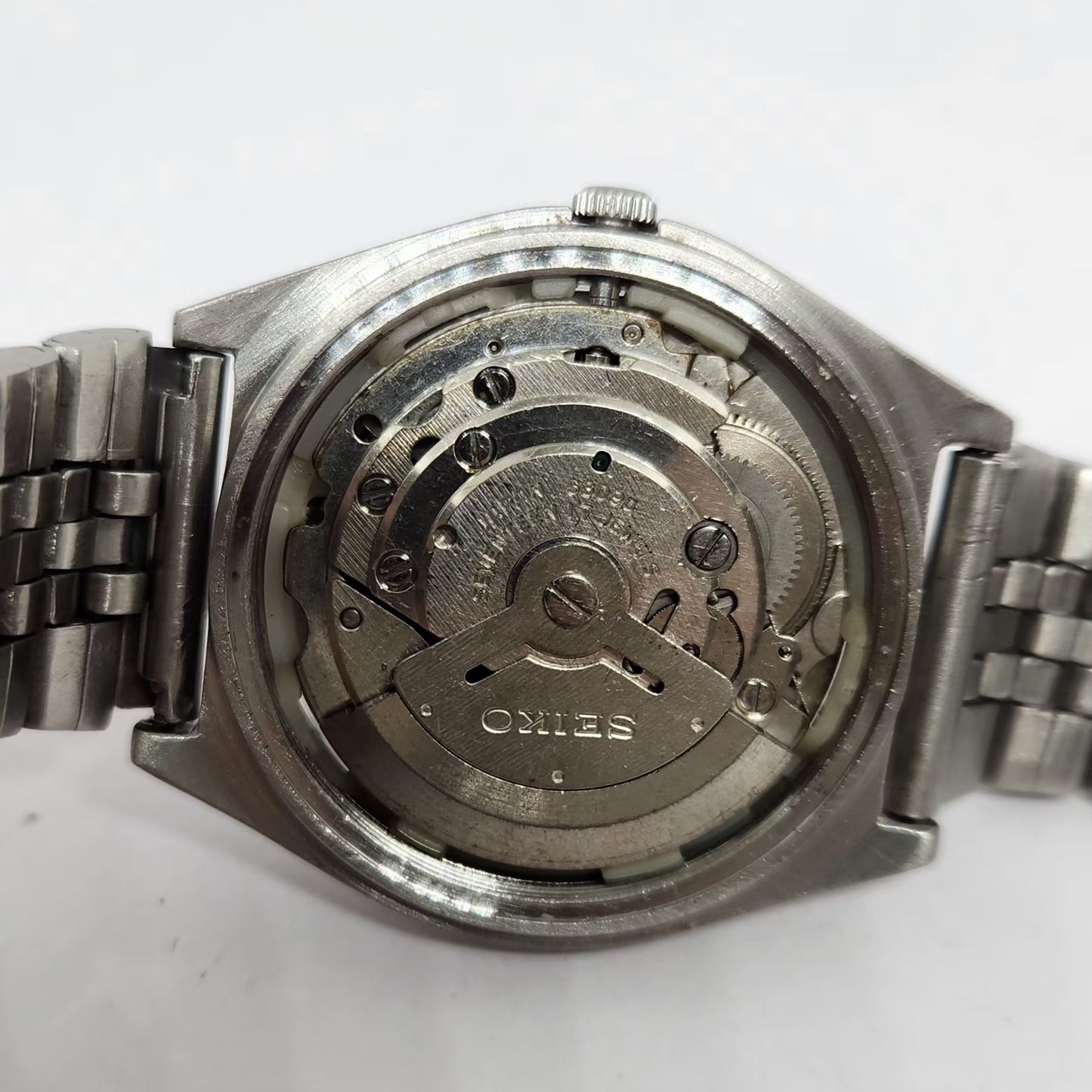 Vintage 1982 Original Seiko 5 Automatic 6309-569A Green Face 17 Jewels Day-Date Japanese Men's Wrist Watch OG336