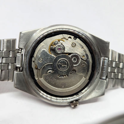Vintage 1999 Original Seiko 5 Automatic 7S26-03X0 Blue Face 21 Jewels Day-Date Japanese Men's Wrist Watch OG341