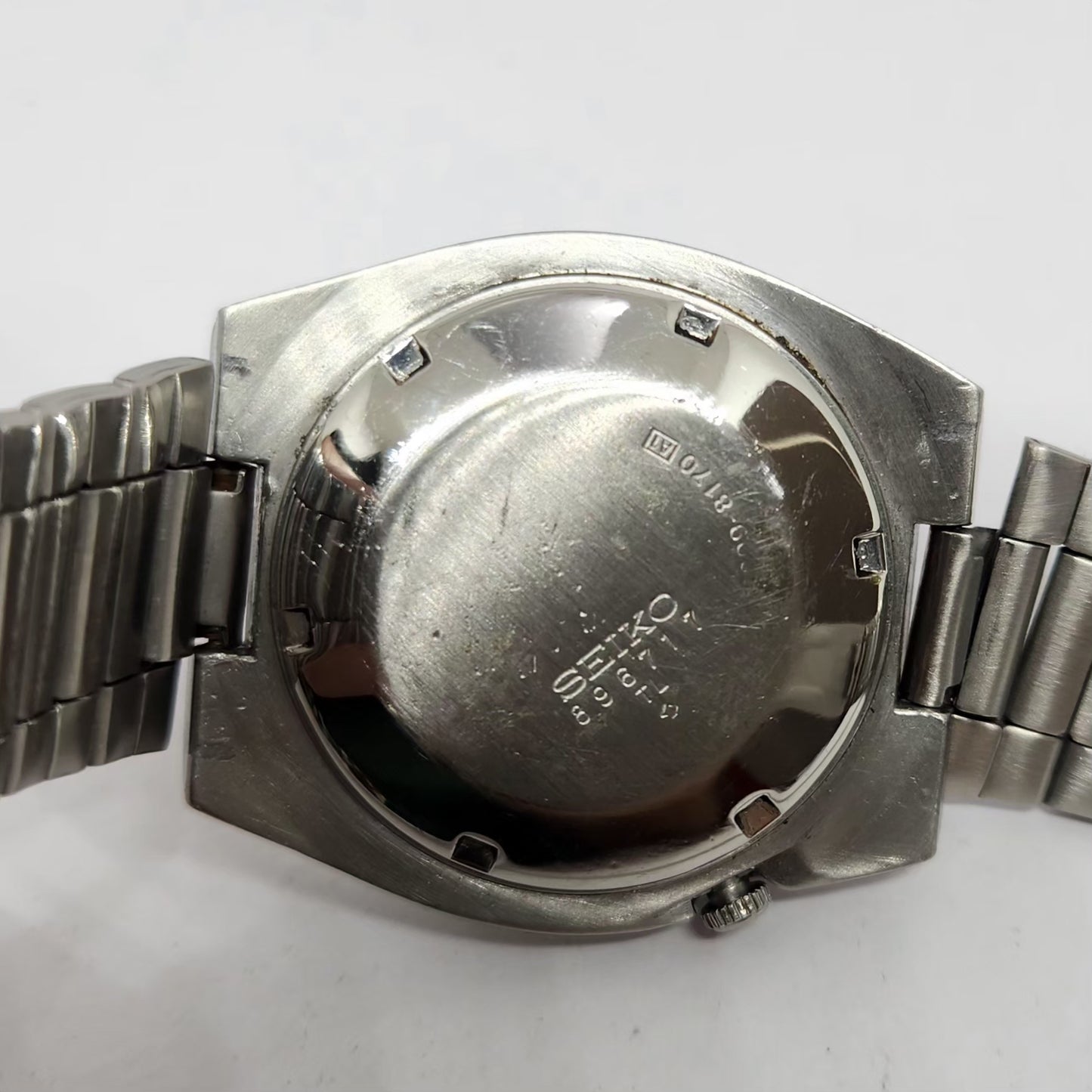 Vintage 1978 Original Seiko 5 Automatic 6309-8170 Black Face 17 Jewels Day-Date Japanese Men's Wrist Watch OG343