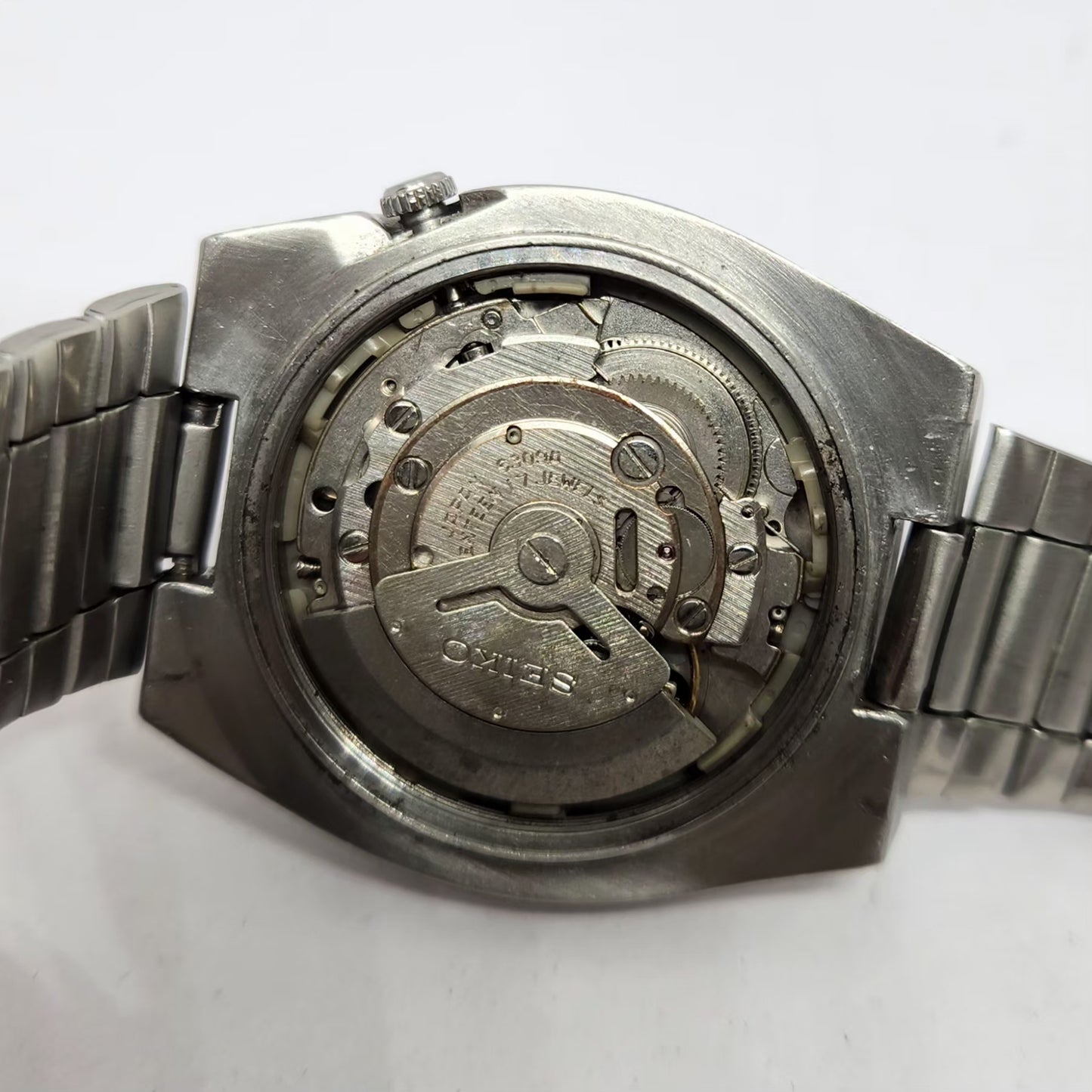 Vintage 1978 Original Seiko 5 Automatic 6309-8170 Black Face 17 Jewels Day-Date Japanese Men's Wrist Watch OG343