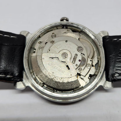 Vintage 1984 Original Seiko 5 Automatic 6319-7040 Black Face 21 Jewels Day-Date Japanese Men's Wrist Watch OG366