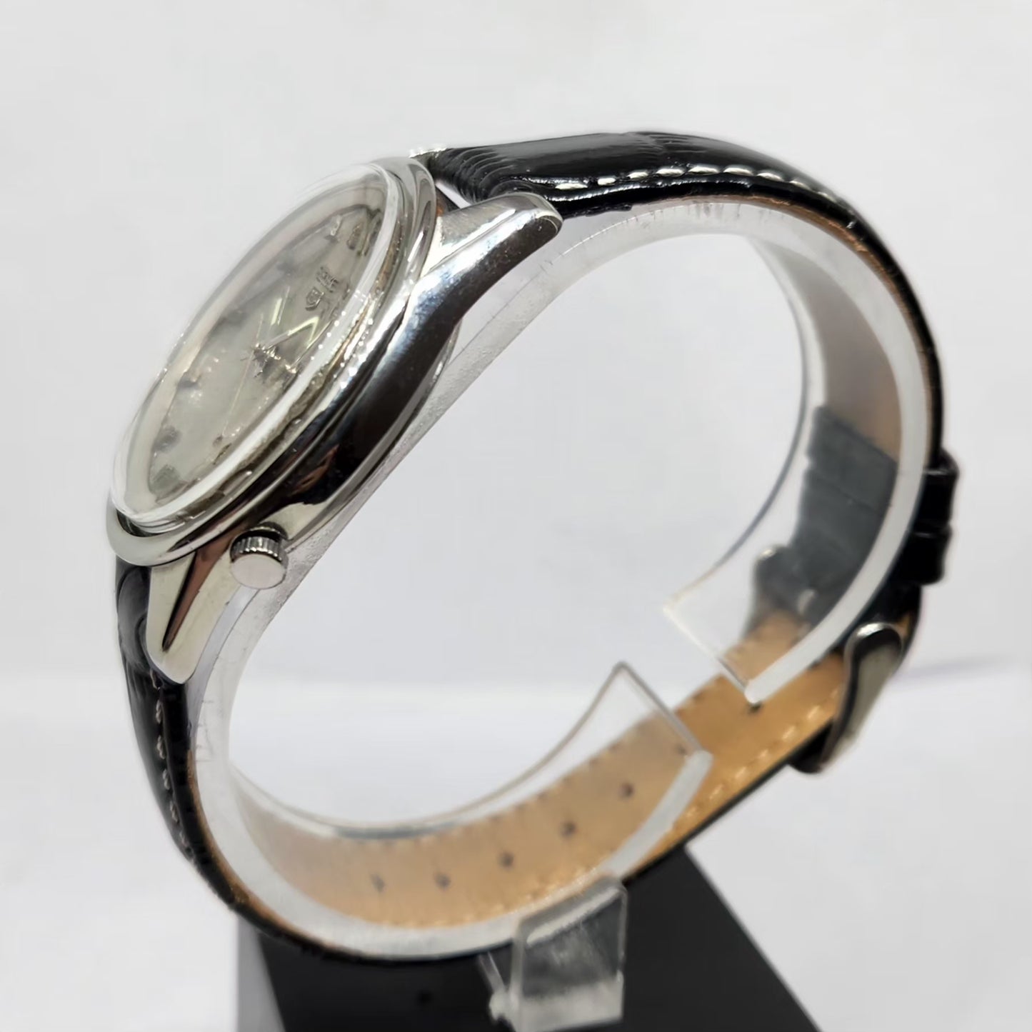 Vintage 1970 Original Seiko 5 Automatic 6119 Silver Face 21 Jewels Day-Date Japanese Men's Wrist Watch OG369