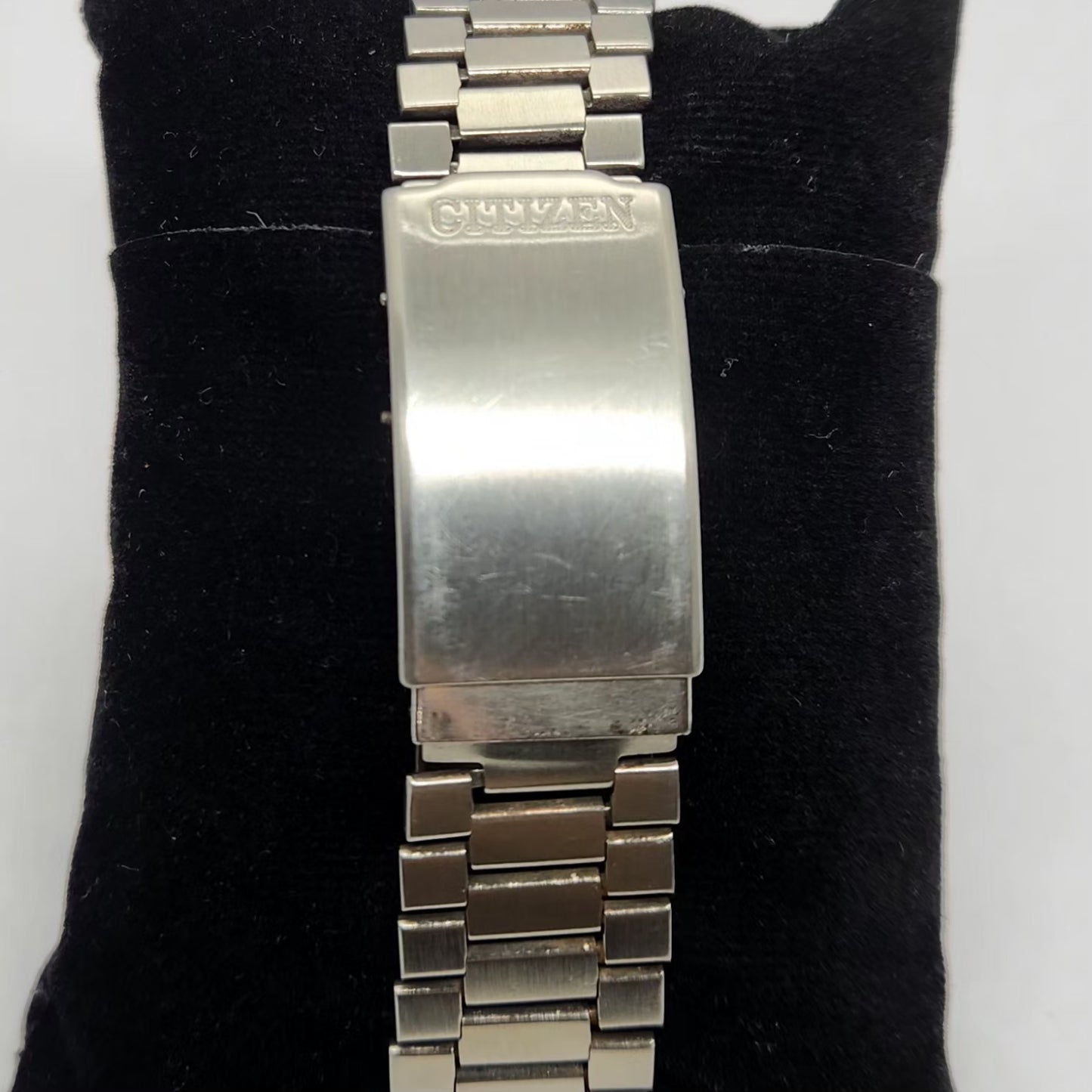 Vintage 1977 Original Citizen Automatic 8200 Grey Face 36MM Case Day-Date Japanese Men's Wrist Watch CT08