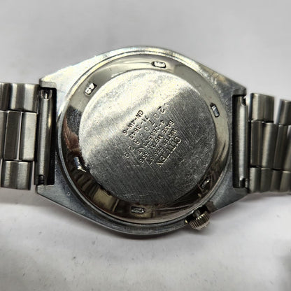 Vintage 1982 Citizen Automatic 8200 Red Face 35MM Case Day-Date New Dial Men's Wrist Watch CT24