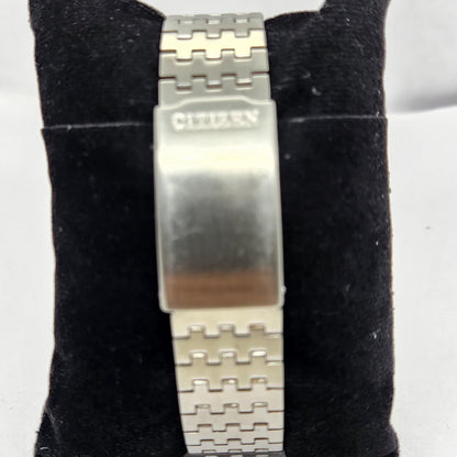Vintage 1981 Original Citizen Automatic 8200 Black Face 34MM Case Day-Date Japanese Men's Wrist Watch CT26