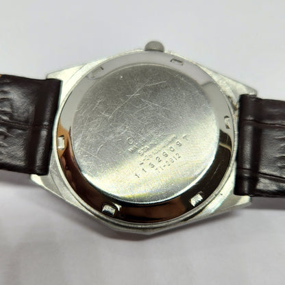Vintage 1981 Original Citizen Automatic 8200 Silver Face 35MM Case Day-Date Japanese Men's Wrist Watch CT38