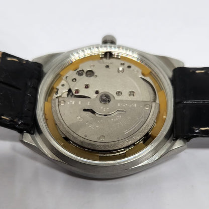 Vintage 1976 Original Citizen Automatic 8200 Black Face 35MM Case Day-Date Japanese Men's Wrist Watch CT45