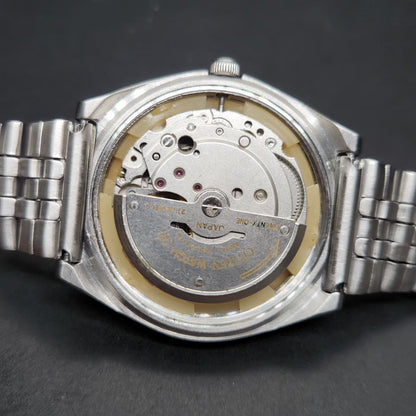 Vintage 1975 Original Citizen Automatic 8200 Gold Face 36MM case Day-Date Japanese Men's Wrist Watch CT61
