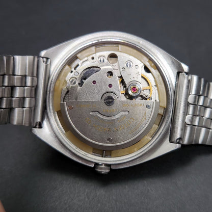Vintage 1982 Original Citizen Automatic 8200 Black Face 36MM case Day-Date Japanese Men's Wrist Watch CT75