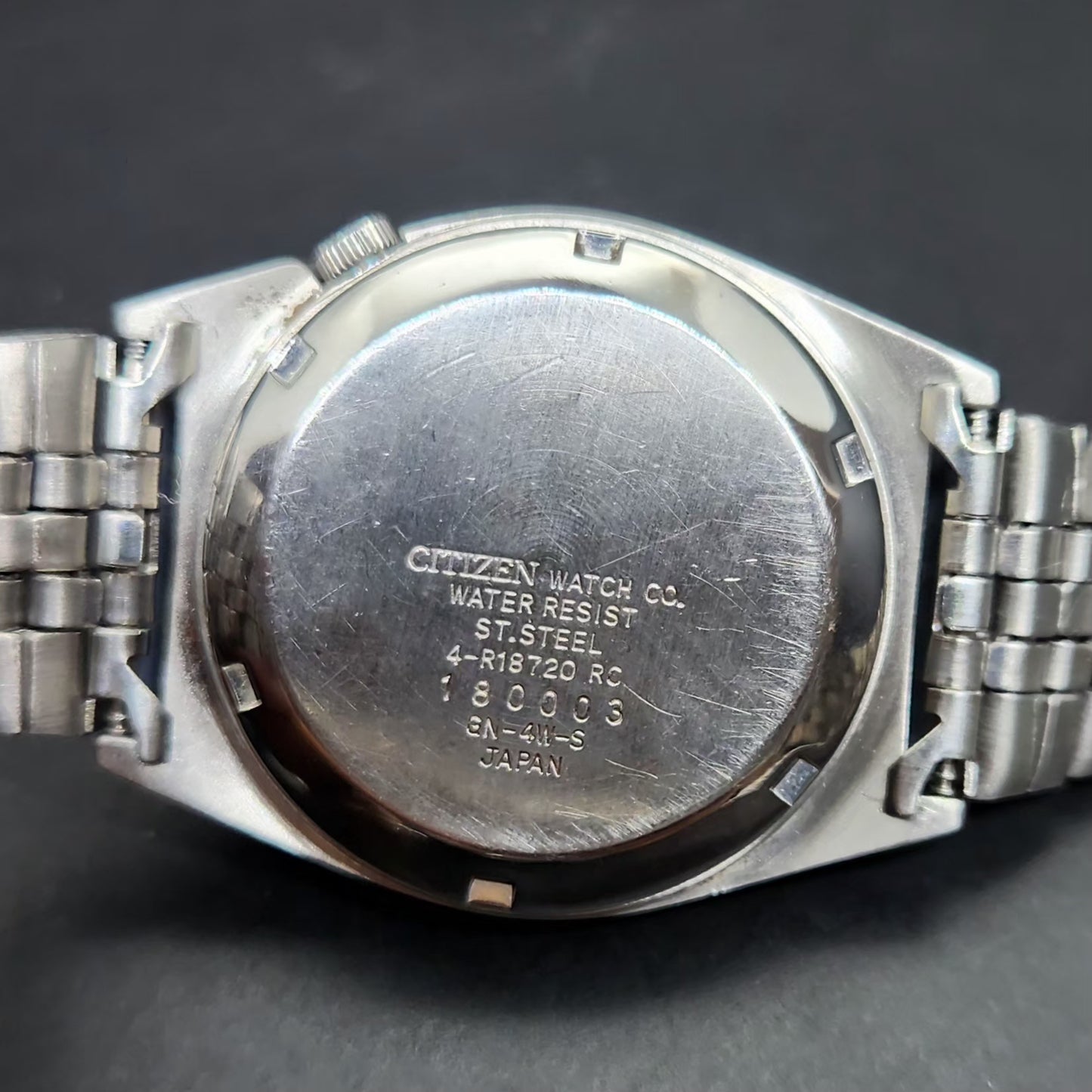 Vintage 1978 Original Citizen Automatic 8200 Cream Face 33MM case Day-Date Japanese Men's Wrist Watch CT77