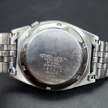 Vintage 1978 Original Citizen Automatic 8200 Cream Face 33MM case Day-Date Japanese Men's Wrist Watch CT77