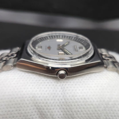 Vintage 1981 Original Citizen Automatic 8200 Grey Face 36MM case Day-Date Japanese Men's Wrist Watch CT85