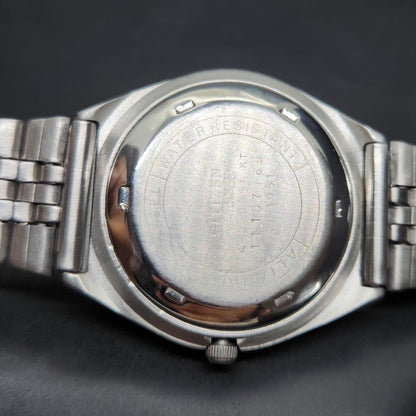Vintage 1981 Original Citizen Automatic 8200 Grey Face 36MM case Day-Date Japanese Men's Wrist Watch CT85