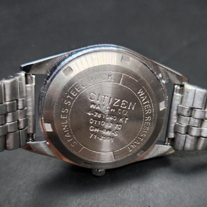 Vintage Mod Citizen 8200 Automatic Fluted Bazel Brown Face 36MM Case Day-Date Men's Wrist Watch CT90