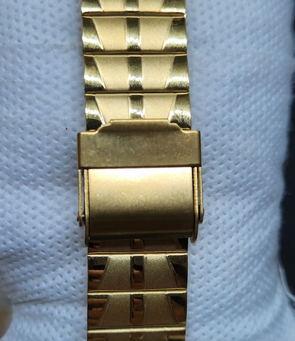 Vintage Mod Citizen 8200 Automatic Fluted Bazel Black Face 35MM Case Day-Date Men's Wrist Watch CT91