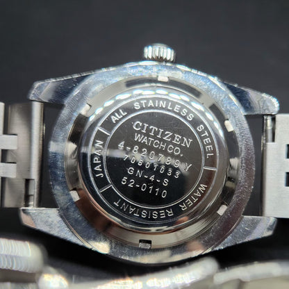 Vintage Mod Citizen 8200 Automatic Rotating Bazel Green Face 40MM Case Date Men's Wrist Watch CT99