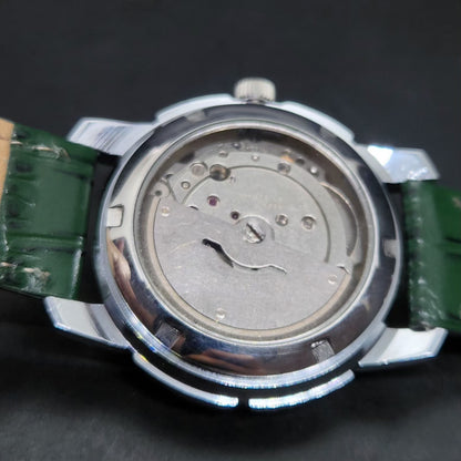 Vintage Mod Citizen 8200 Automatic Yellow Face 37MM Case Day-Date Men's Wrist Watch CT111