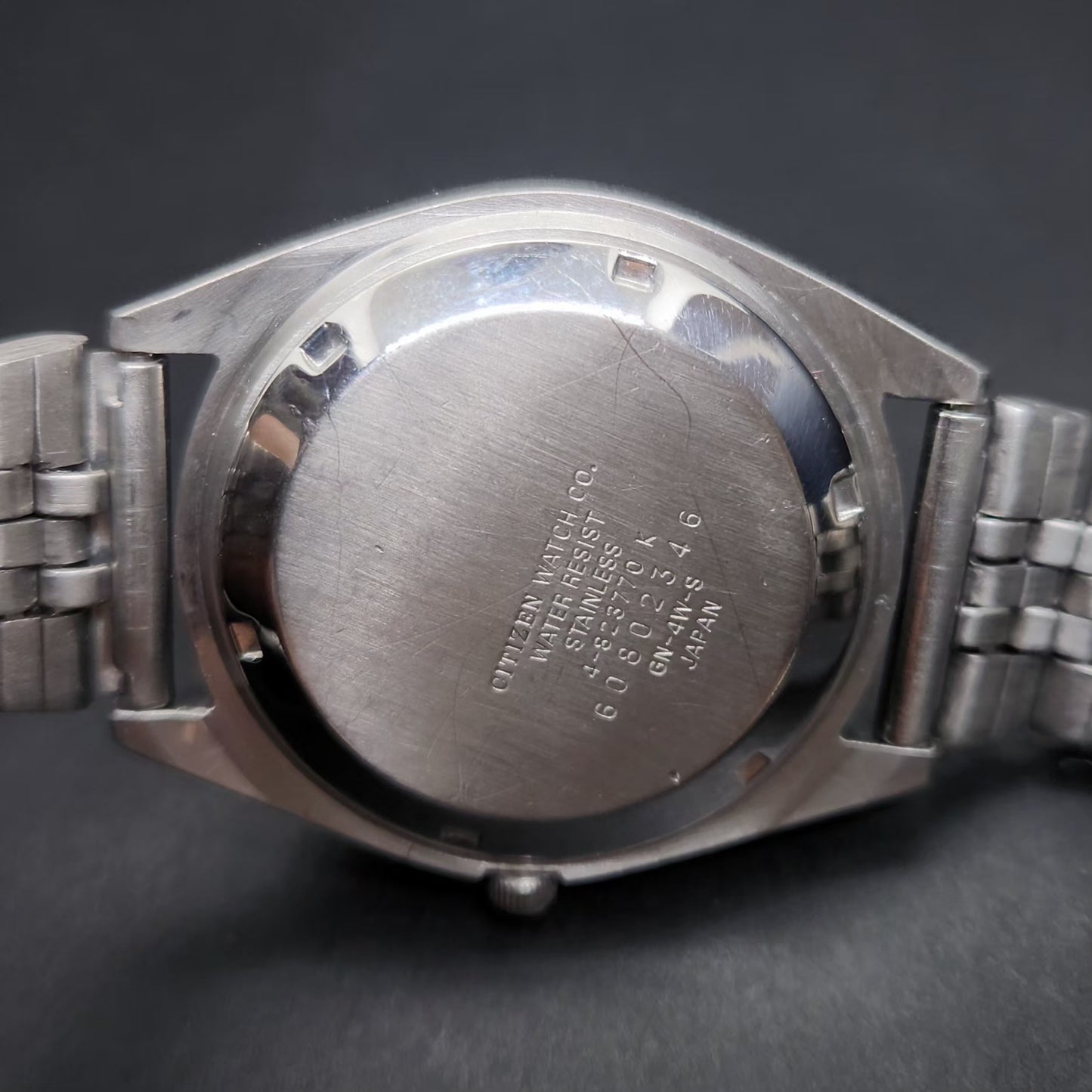 Vintage 1976 Original Citizen Automatic 8200 Off White Face 37MM case Day-Date Japanese Men's Wrist Watch CT117