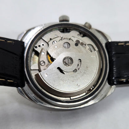 Vintage Ricoh R31 Automatic White Face New Strap 21 Jewels Day-Date Men's Wrist Watch R12