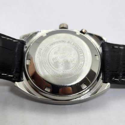 Vintage Ricoh R31 Automatic Green Face New Strap 21 Jewels Day-Date Men's Wrist Watch R18