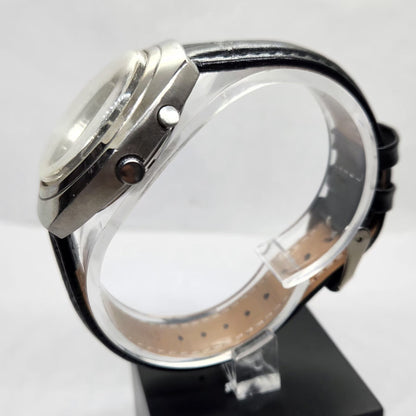 Vintage Ricoh R31 Automatic Black Face New Strap 21 Jewels Day-Date Men's Wrist Watch R25