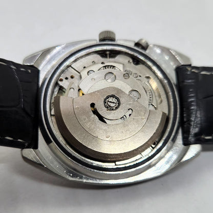 Vintage Ricoh R31 Automatic Blue Face New Strap 21 Jewels Day-Date Men's Wrist Watch R26