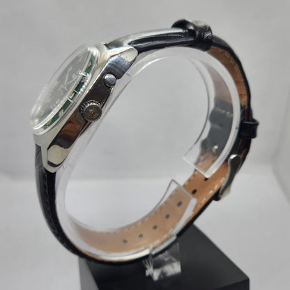 Vintage Ricoh R31 Automatic Green Face New Strap 21 Jewels Day-Date Men's Wrist Watch R28