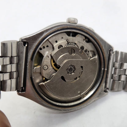 Vintage Ricoh R31 Yellow Face Automatic 21 Jewels Jubliee Bracelet Men's Wrist Watch R33