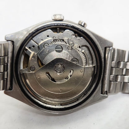 Vintage Ricoh R31 Black Face Automatic 21 Jewels Jubliee Bracelet Men's Wrist Watch R36