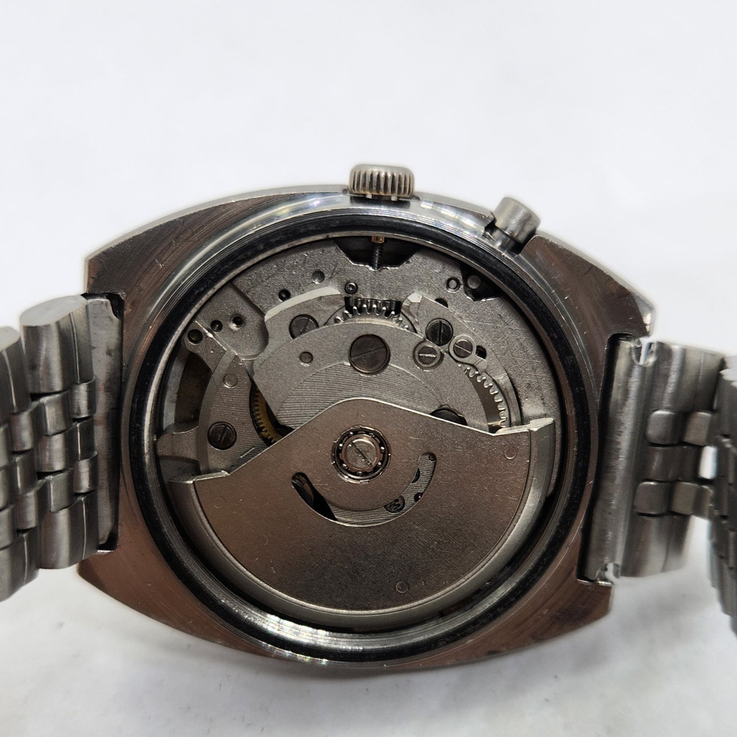 Vintage Ricoh R31 Gold Face Automatic 21 Jewels Jubliee Bracelet Men's Wrist Watch R40