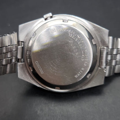 Vintage 1981 Original Seiko 5 Automatic 7009-316A White Face 17 Jewels Day-Date Japanese Men's Wrist Watch VS03