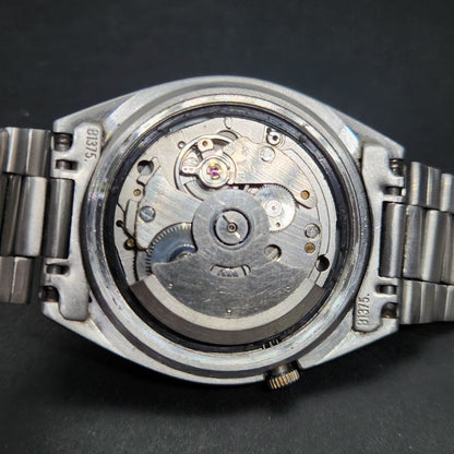 Vintage 1985 Original Seiko 5 Automatic 7009-3040 Black Face 17 Jewels Day-Date Japanese Men's Wrist Watch VS05